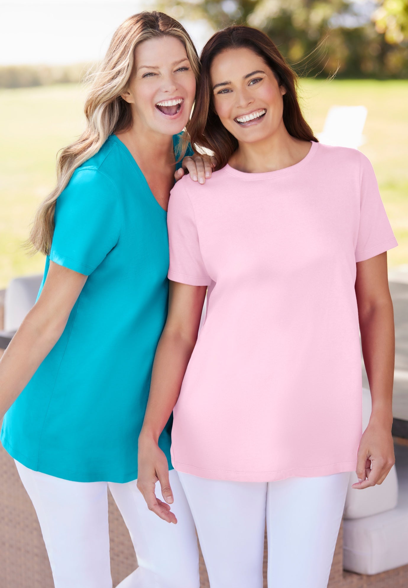 Perfect Short-Sleeve Crewneck Tee image number 1