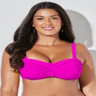 Valentine Ruched Bandeau Bikini Top image number 4