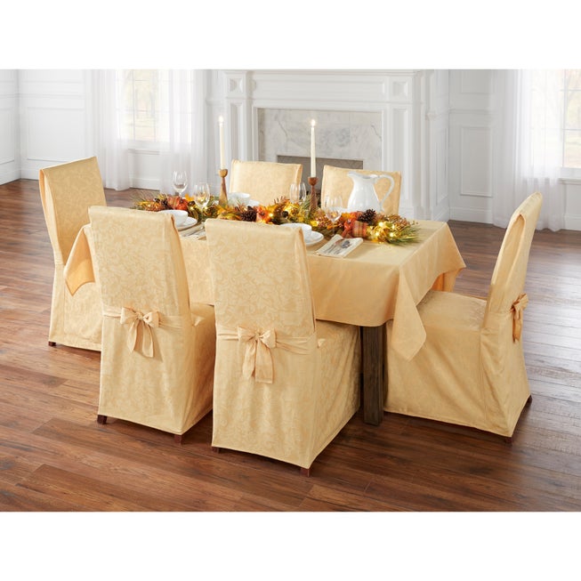 Damask 60" x 120" Tablecloth image number 1