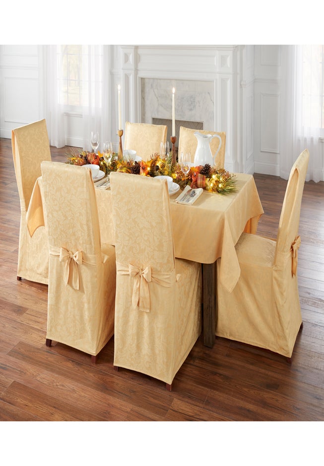Damask Set of 2 Chair Covers image number 1