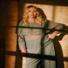 Ruffled Lace Cape Blouse image number null