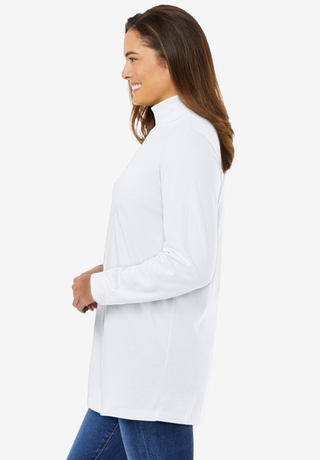 Perfect Long-Sleeve Turtleneck Tee image number 2