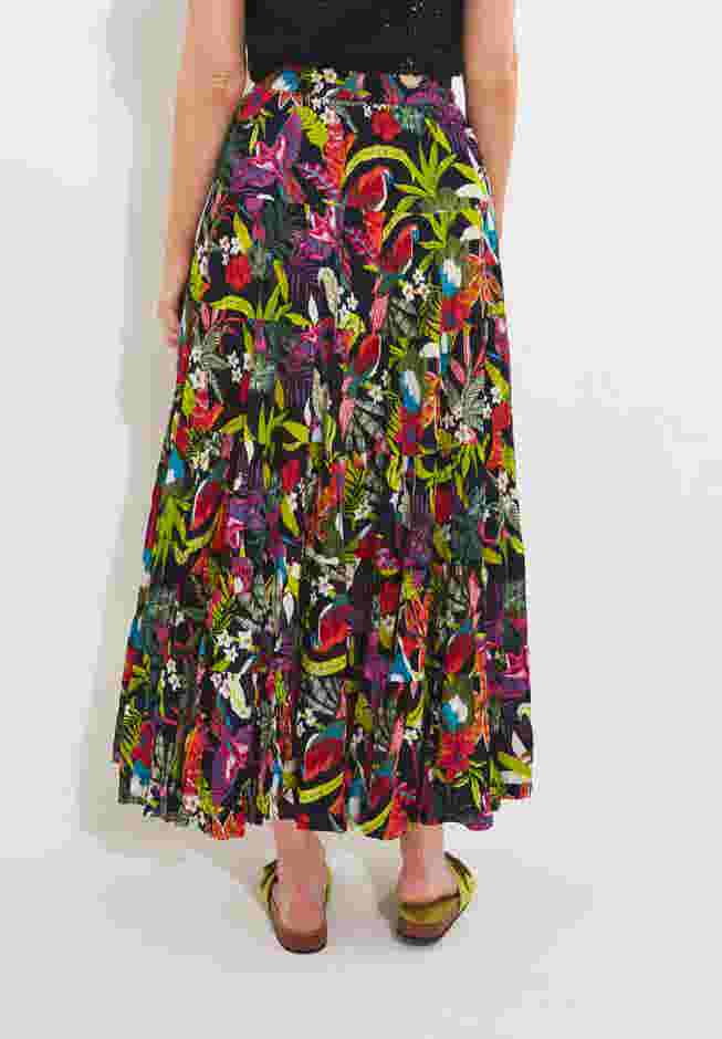 Tiered Maxi Skirt image number 3