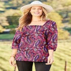 Ultra-Soft Square-Neck Tee image number null