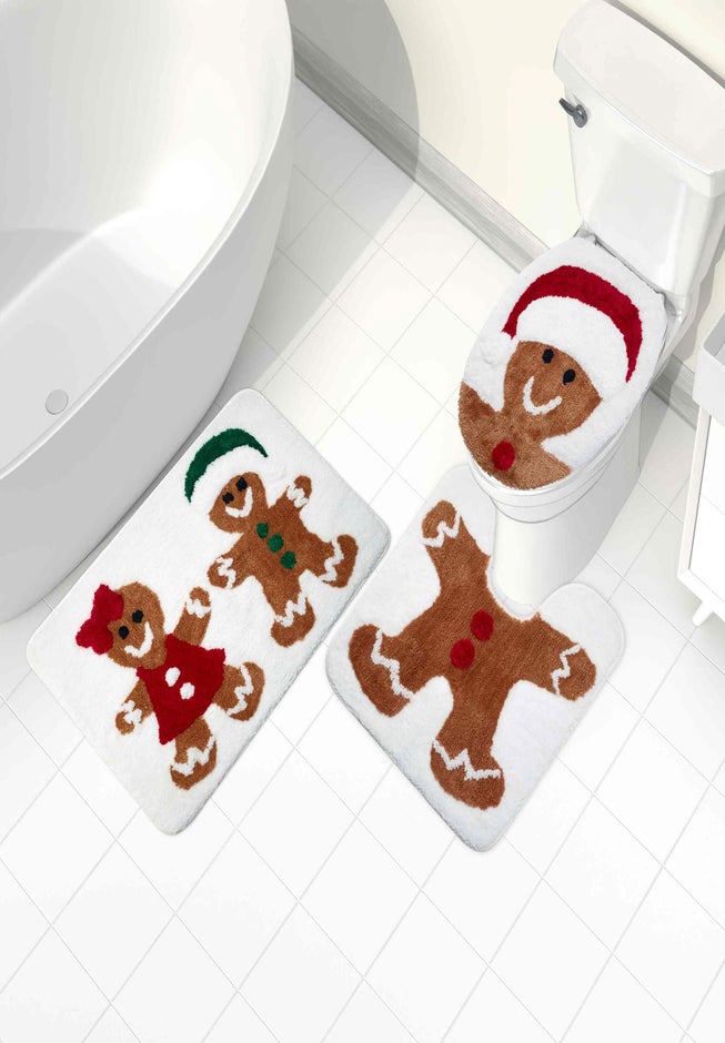 Holiday 3-PC Bath Mat Set image number 1