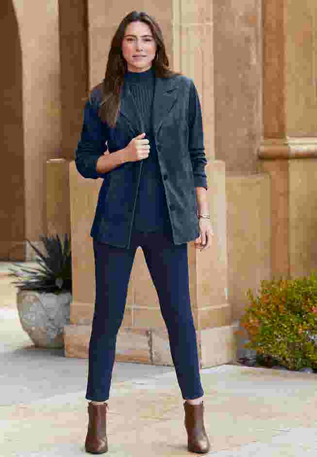 Suede Blazer image number 1