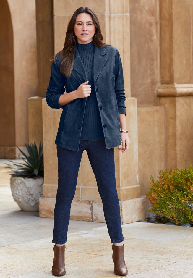Suede Blazer image number 0