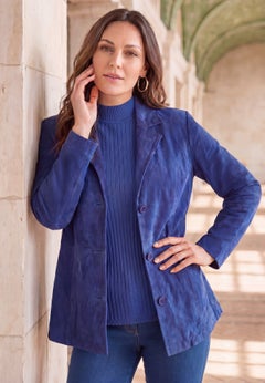 Suede Blazer