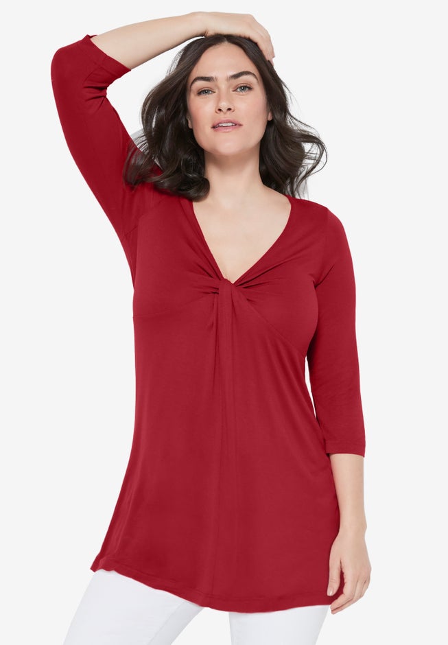 Twisted Knot-Front Tunic image number 0