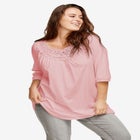 Crochet Trim Tunic image number null