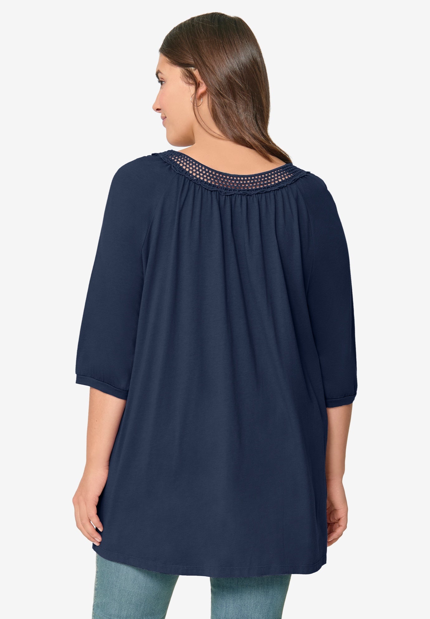 Crochet Trim Tunic image number 1