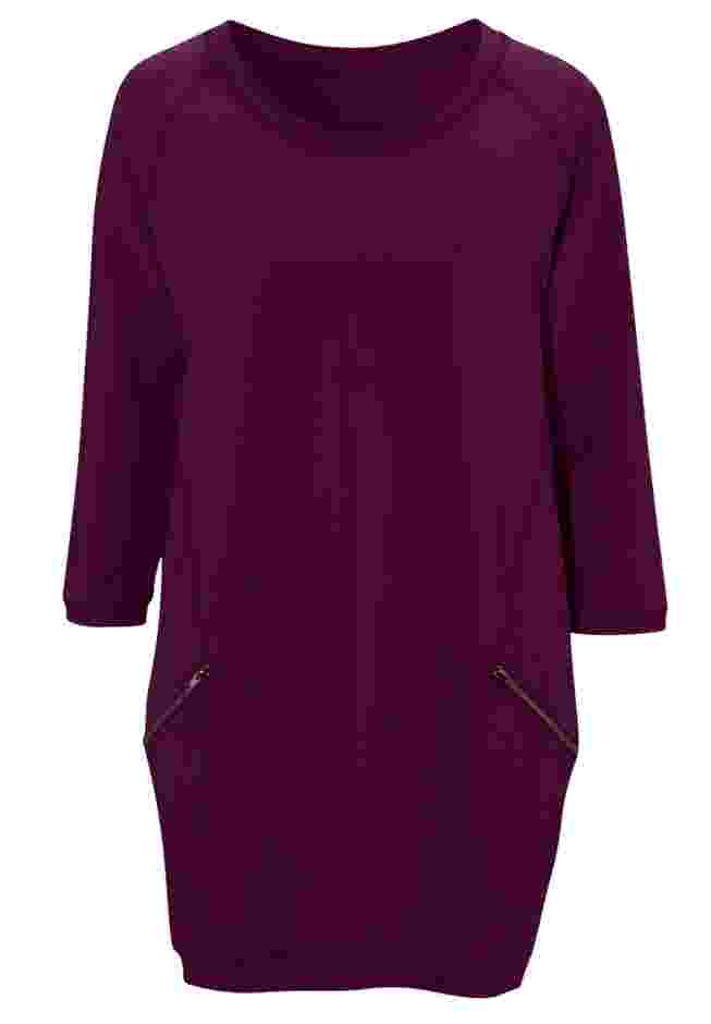 French Terry Zip Pocket Tunic image number 0