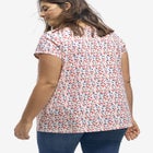 Twisted V-neck Tee image number null