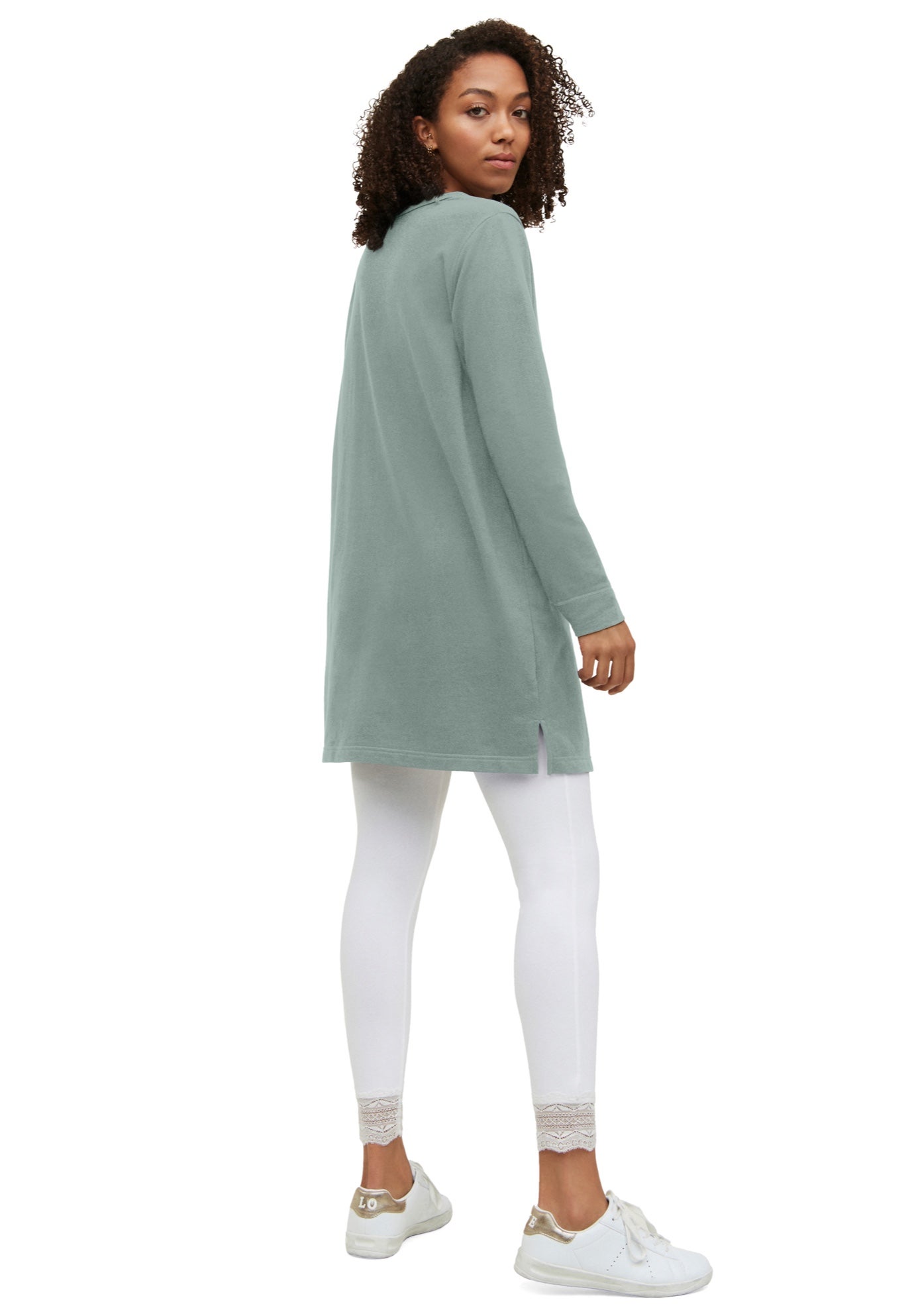 French Terry Tunic Dress image number 1