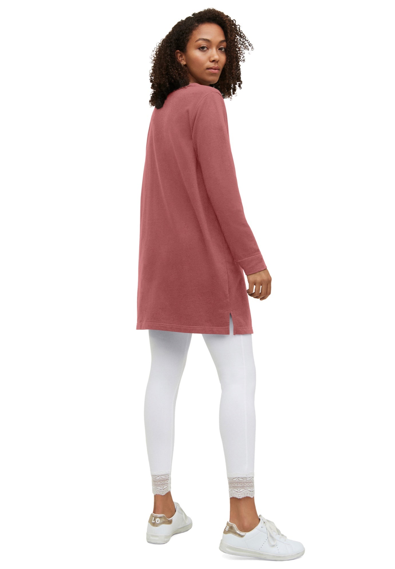 French Terry Tunic Dress image number 1