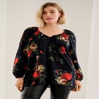 Tie Neck Peasant Tunic image number null