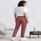 French Terry Drawstring Elastic Waistband Jogger image number 1