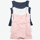 3-Pack Scoopneck Sleeveless Tank image number null