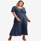 Gauze Maxi Dress image number null