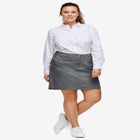 Mid-Rise Stretch Cotton Chino Skort image number 0