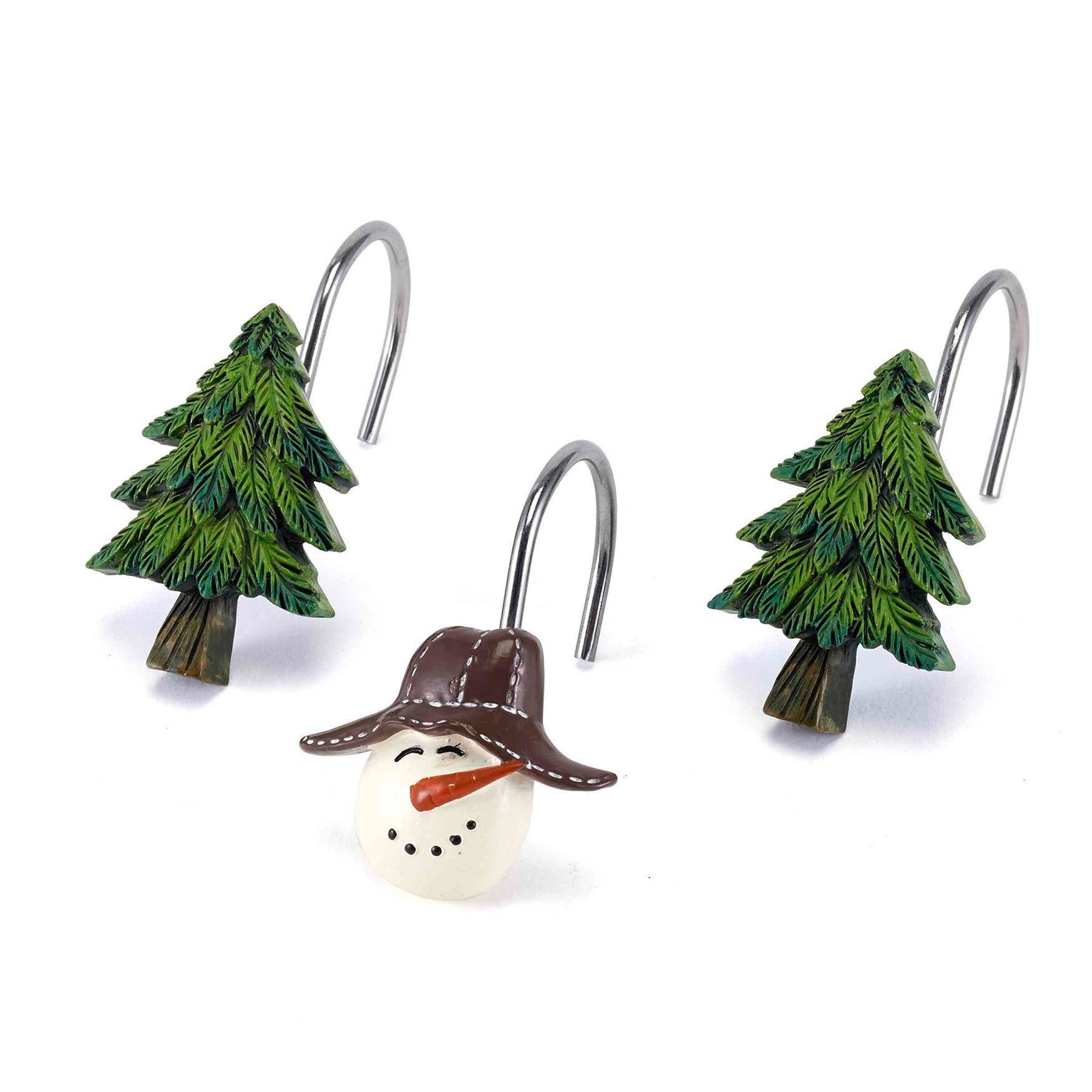Decorative Shower Hooks, Set of 12 image number 0