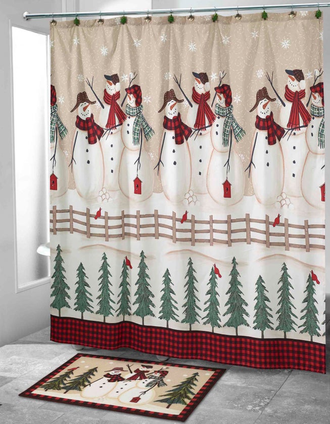 Holiday Shower Curtain image number 1