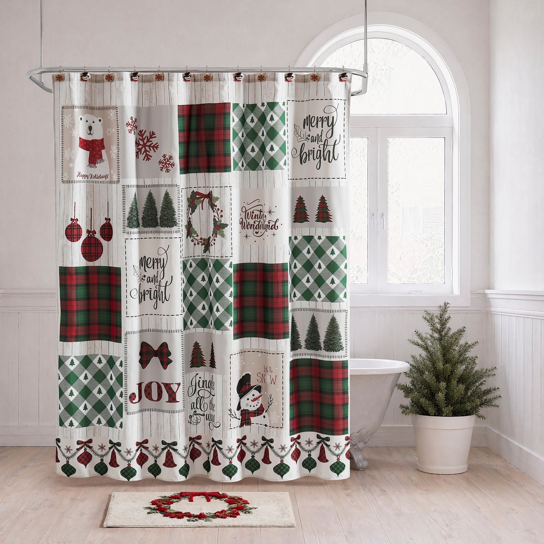 Holiday Shower Curtain image number 0