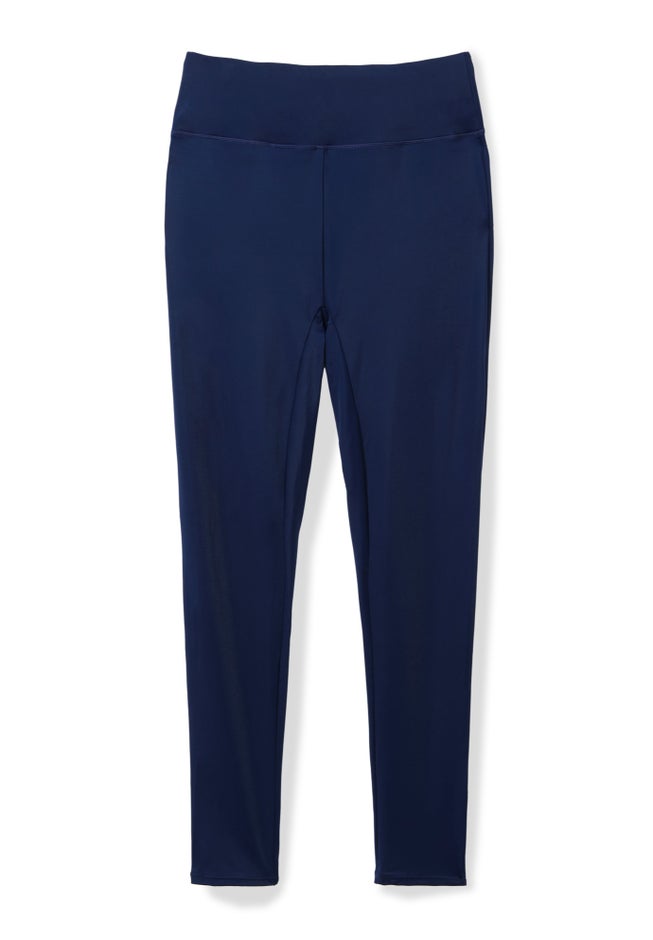 360&deg; Powermesh High-Waist Swim Legging with Tummy Control image number 1