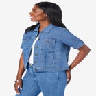 Short Sleeve Denim Jacket image number null