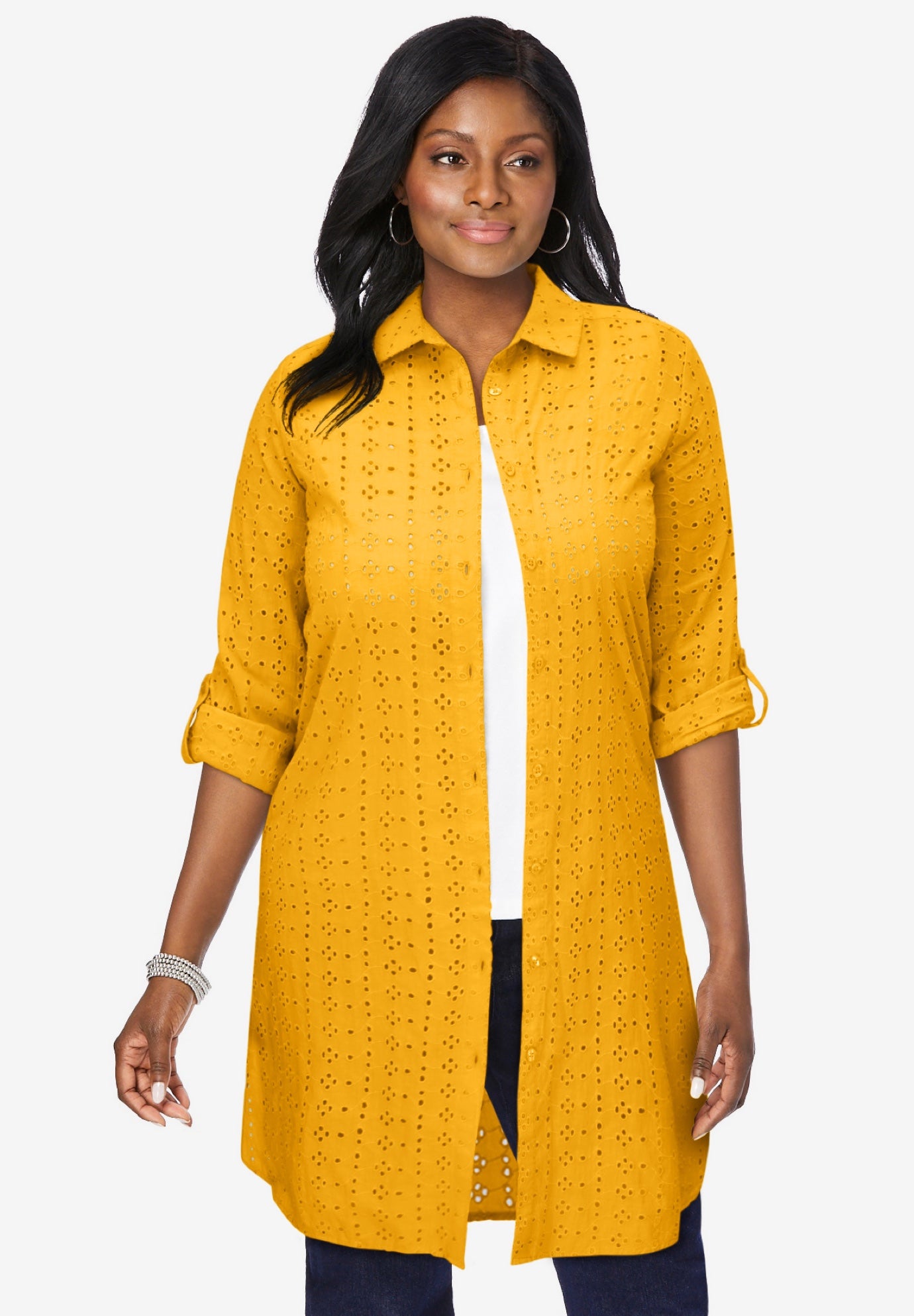 Eyelet Mega Tunic image number 0