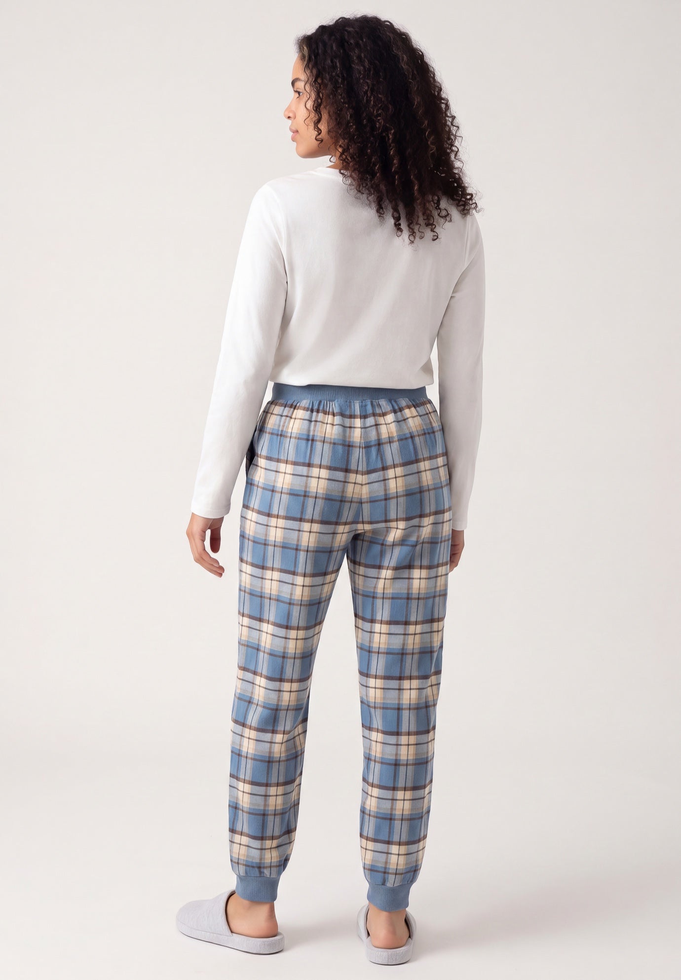Plaid Flannel Sleep Pants image number 1