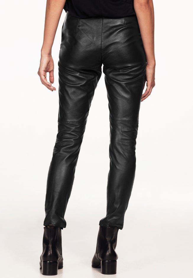 Skinny Leather Pants image number null