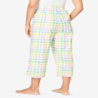 Woven Sleep Capri Pant image number null