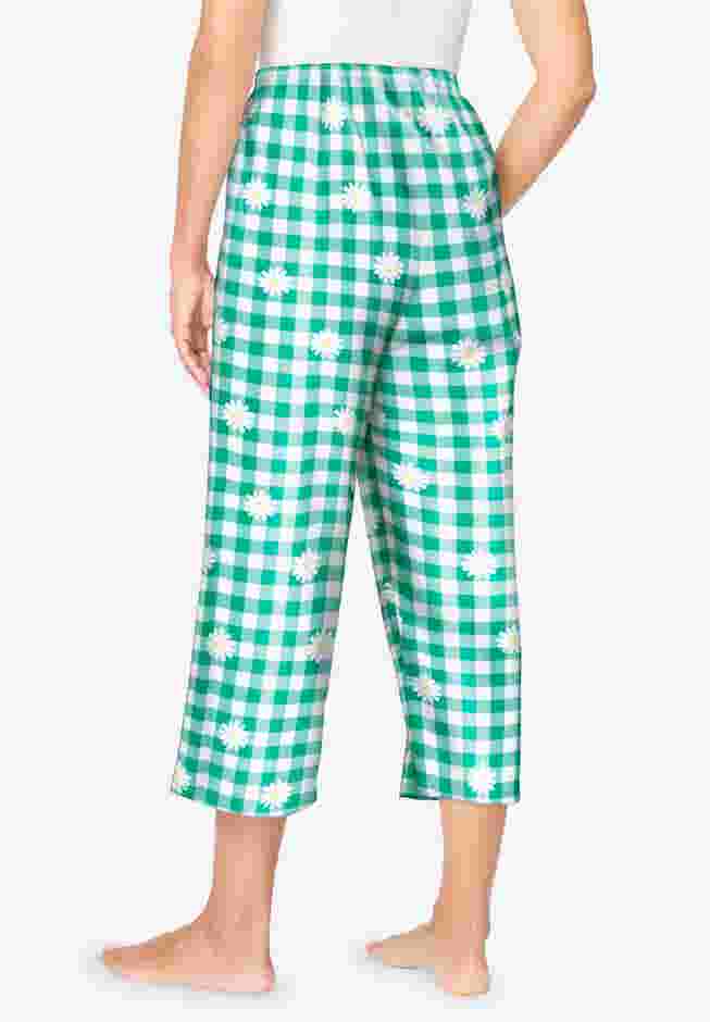 Woven Sleep Capri Pant image number 1
