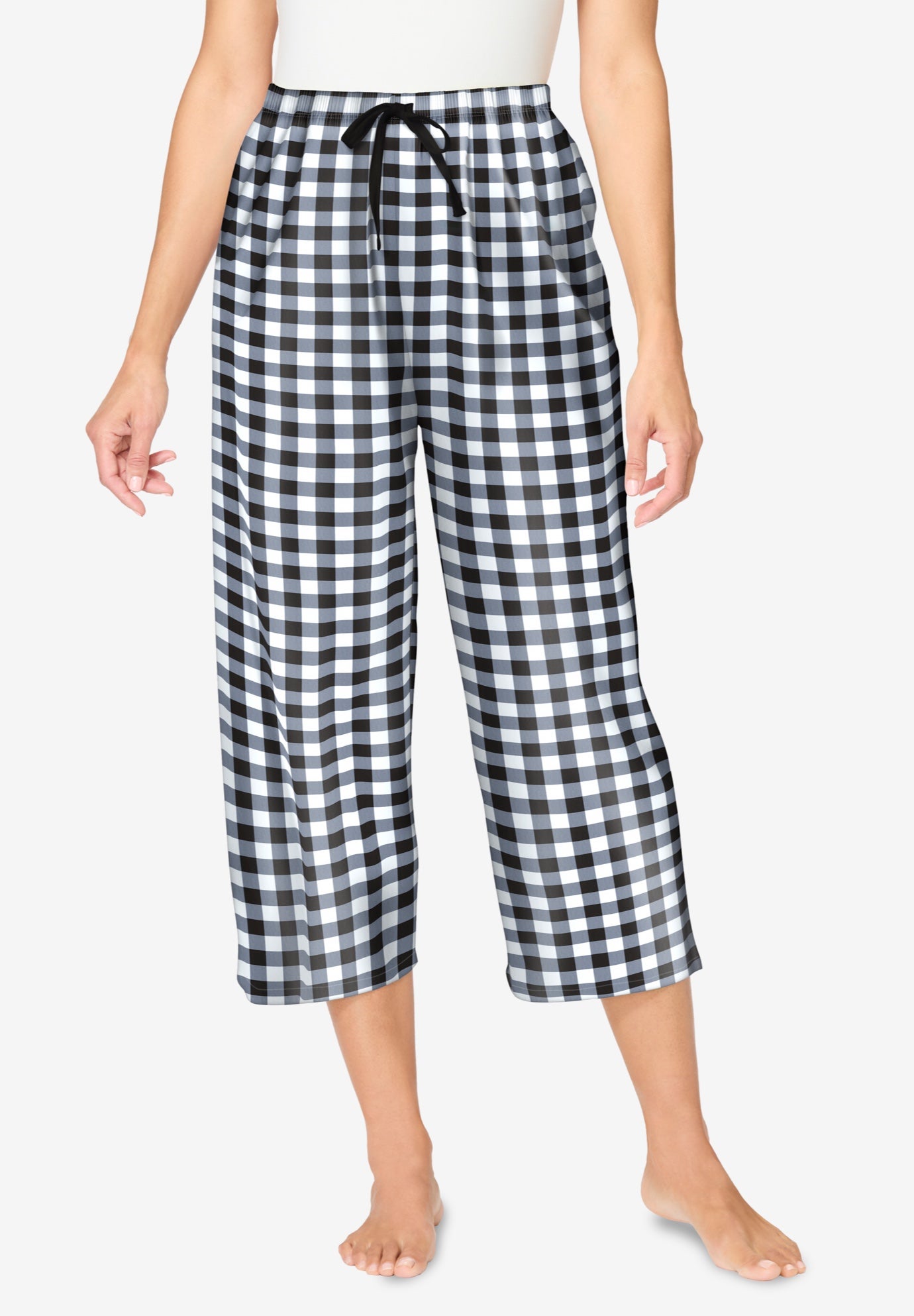 Woven Sleep Capri Pant image number 0
