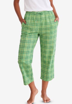 Woven Sleep Capri Pant