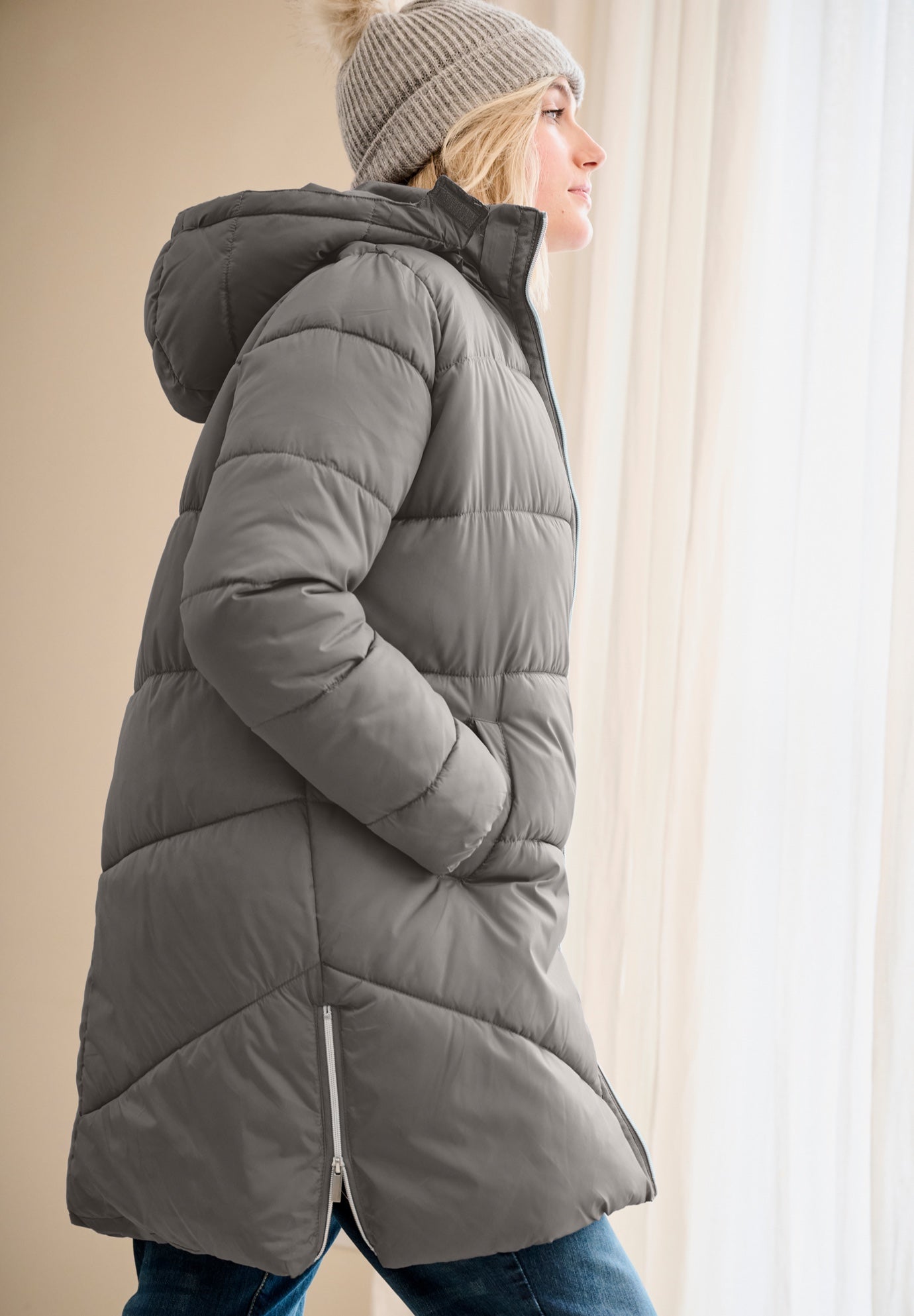 Long Puffer Coat image number 2