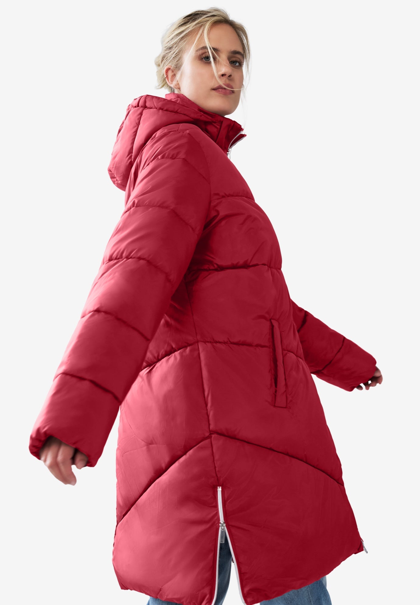 Long Puffer Coat image number 1