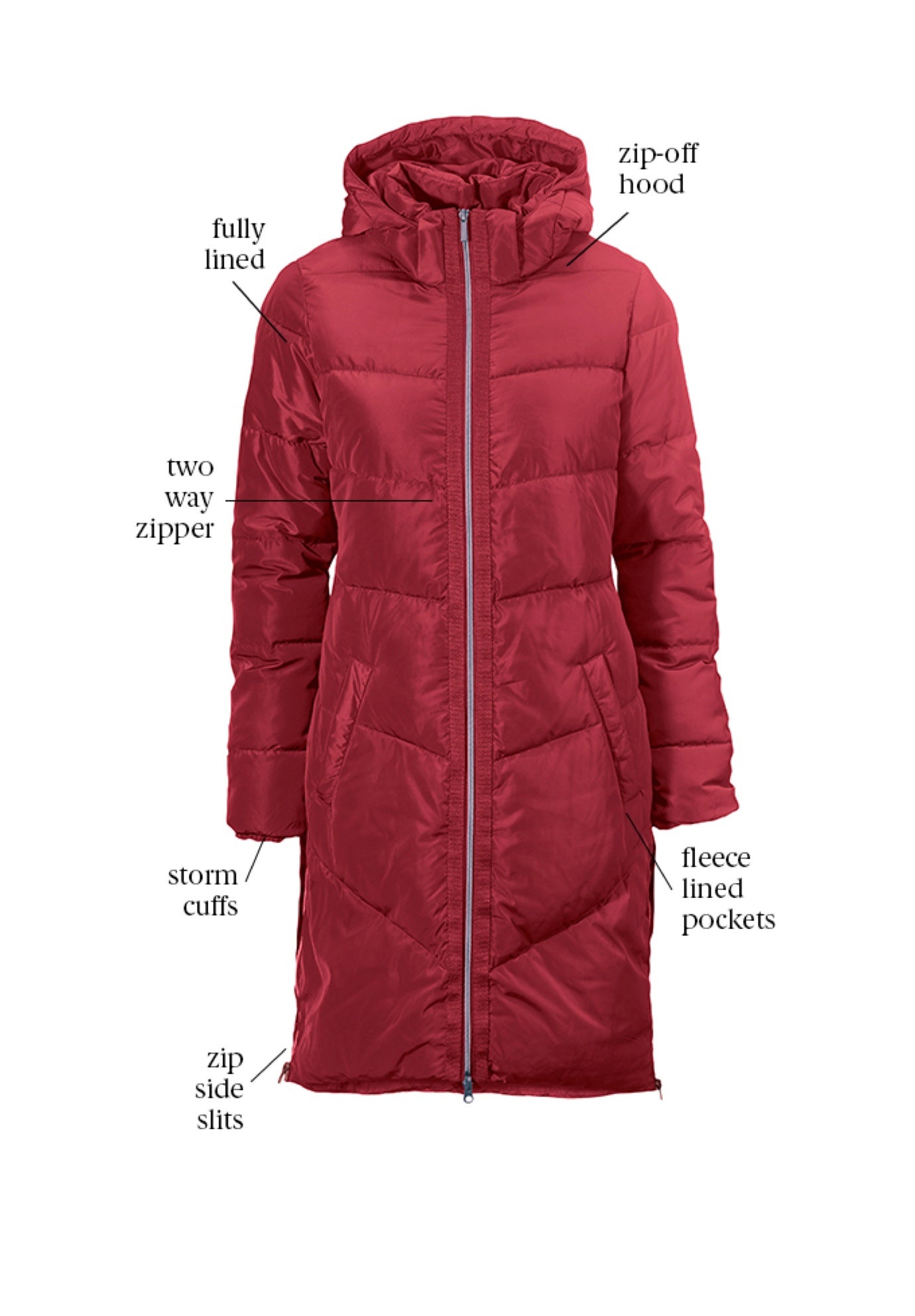 Long Puffer Coat image number 4