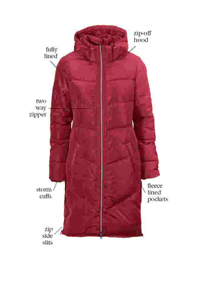 Long Puffer Coat image number 4