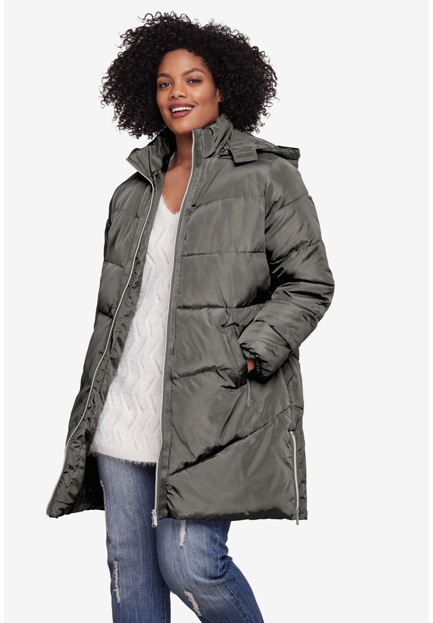 Long Puffer Coat image number 0