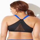 Colorblock Zip Front Bikini Top image number null