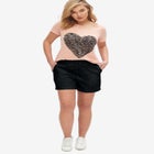 French Terry Drawstring Shorts image number null