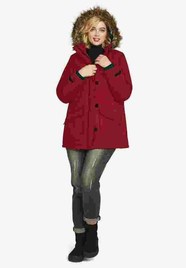 Faux Fur Trim Parka image number 0