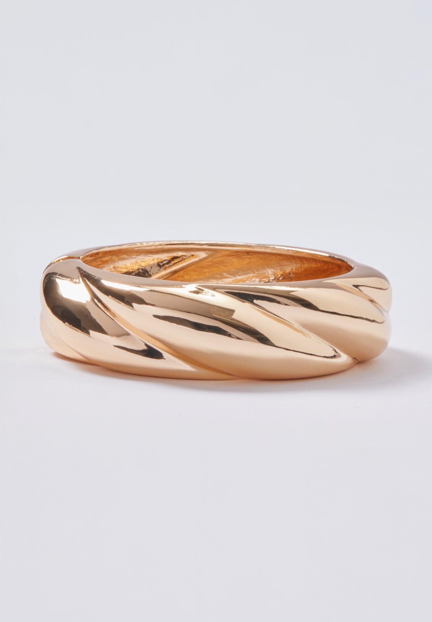 Twisted Chunky Bangle image number 0