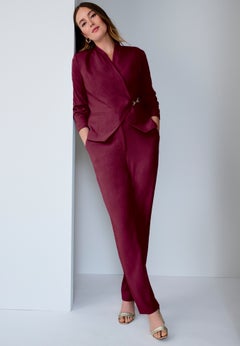 Wrap Jacket Pantsuit