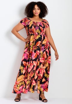 Raelynn Shirred Bodice Dress