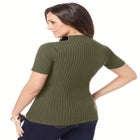 Rib Mockneck Sweater image number null