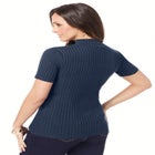 Rib Mockneck Sweater image number null