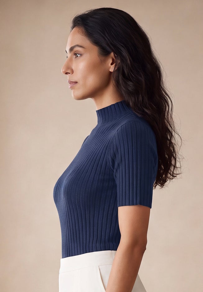Rib Mockneck Sweater image number 1